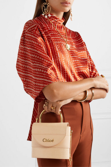 Bolsa Chloé Aby Lock Lizard