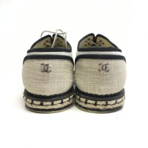 Sapato Chanel Bege e Preto Tam. 39