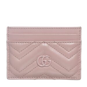 Porta Cartão Gucci Marmont Rosa