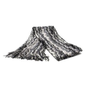 Lenço Missoni Degradê cinza