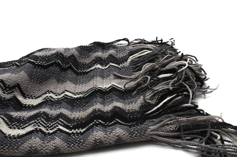 Lenço Missoni Degradê cinza