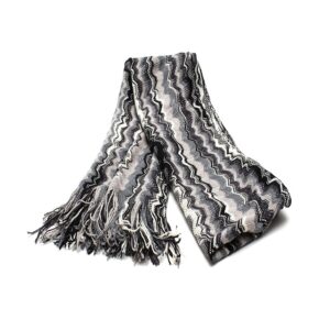Lenço Missoni Degradê cinza