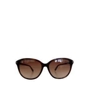 Óculos Tom Ford Marrom com Dourado nas hastes