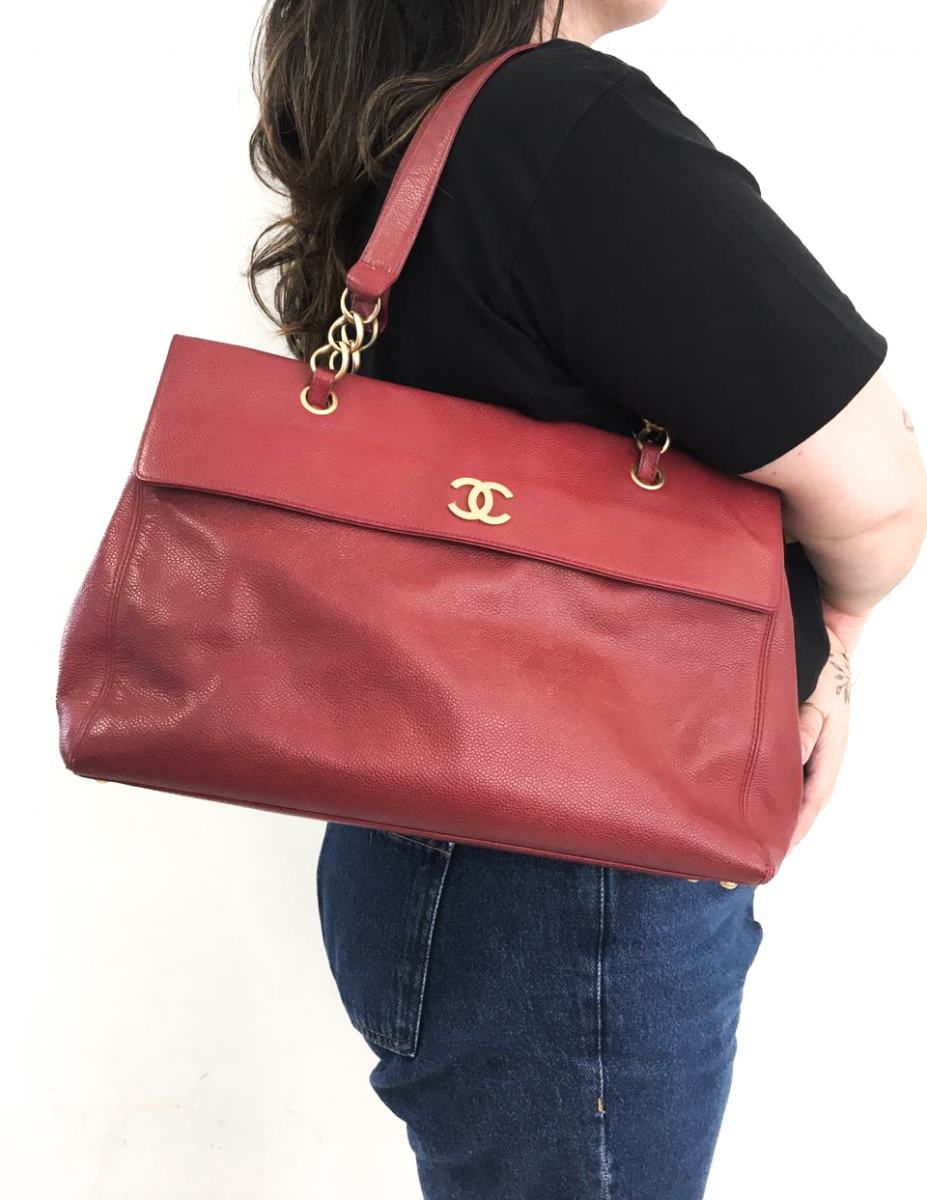 bolsa chanel boy maxi