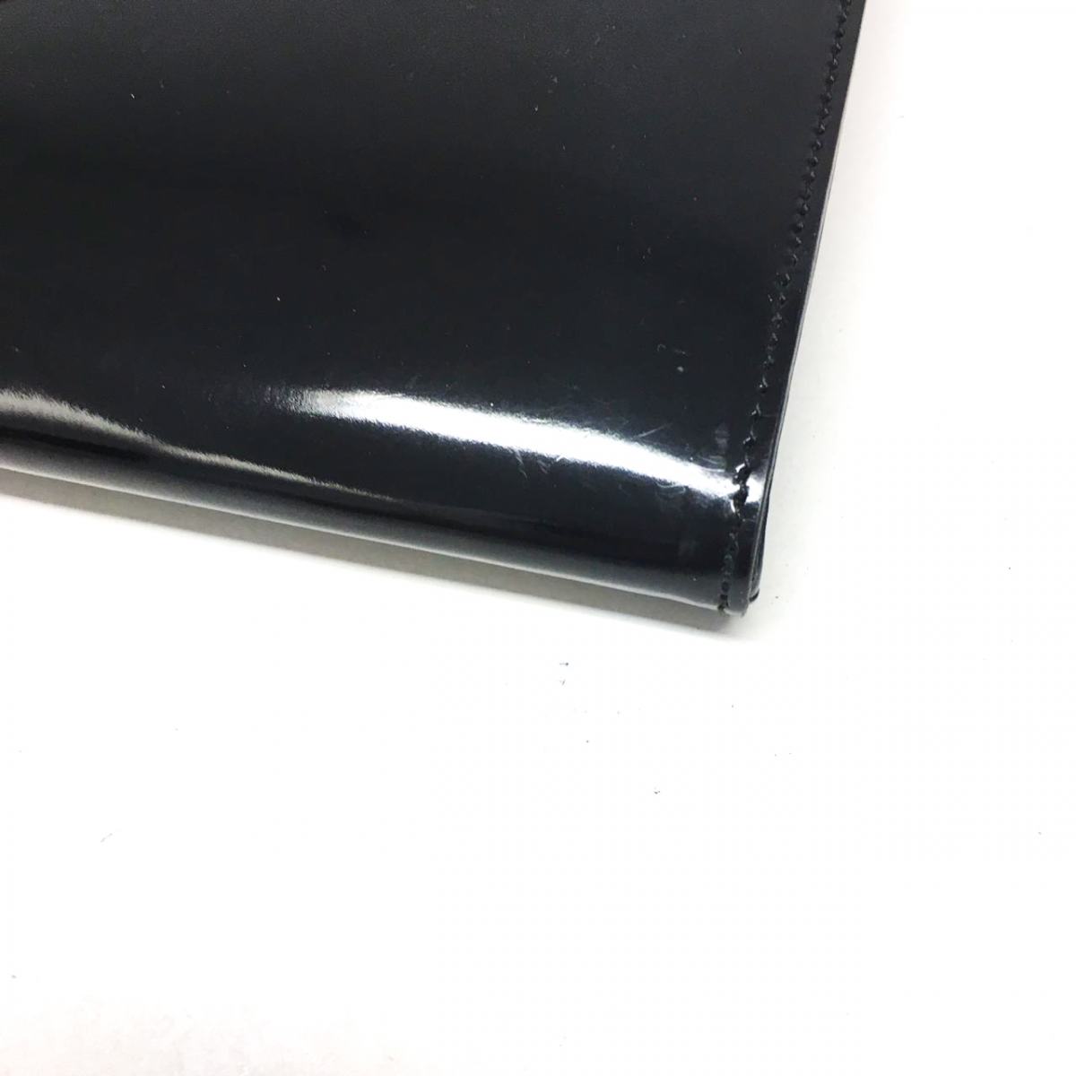 Clutch Gucci verniz preta grande
