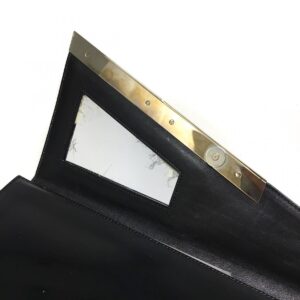 Clutch Gucci verniz preta grande