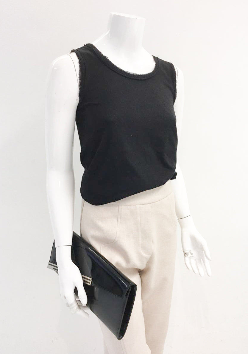 Clutch Gucci verniz preta grande
