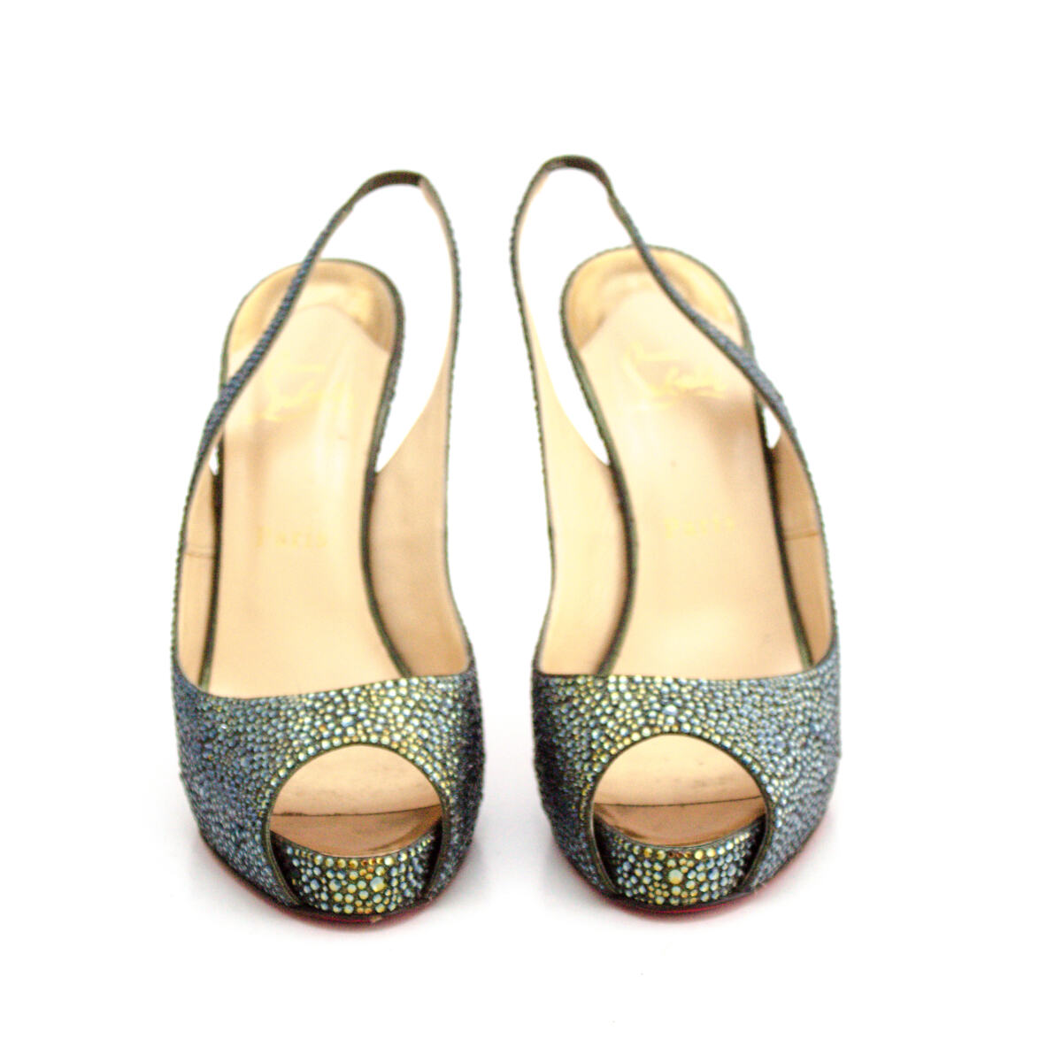 Sapato Louboutin Com Brilhos Tam. 39