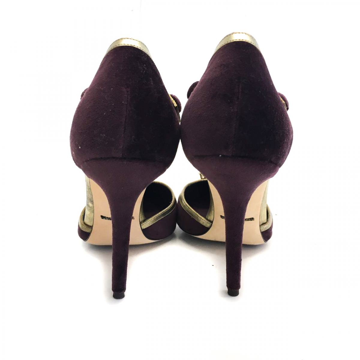 Sapato Dolce & Gabbana Marsala Camurça Tam. 39