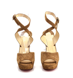 Sapato Louboutin Plataforma Caramelo Tam. 39