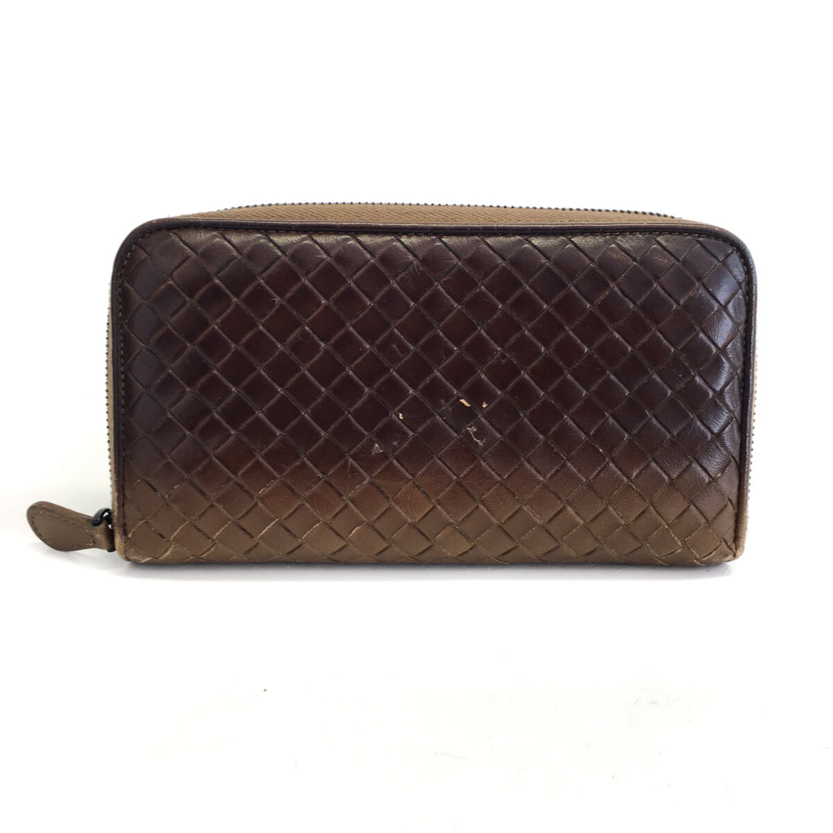 Carteira Bottega Veneta Intrecciato Marrom Médio