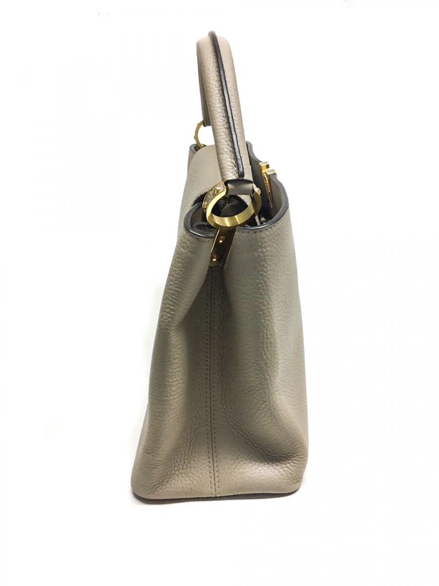 Bolsa Louis Vuitton Capucines Bege Grande