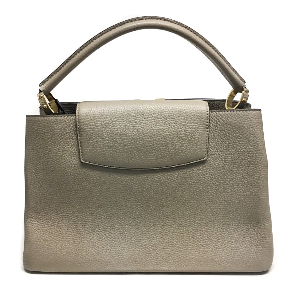 Bolsa Louis Vuitton Capucines Bege Grande