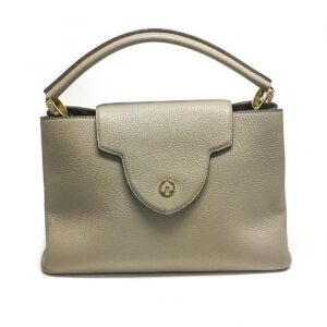 Bolsa Louis Vuitton Capucines Bege Grande