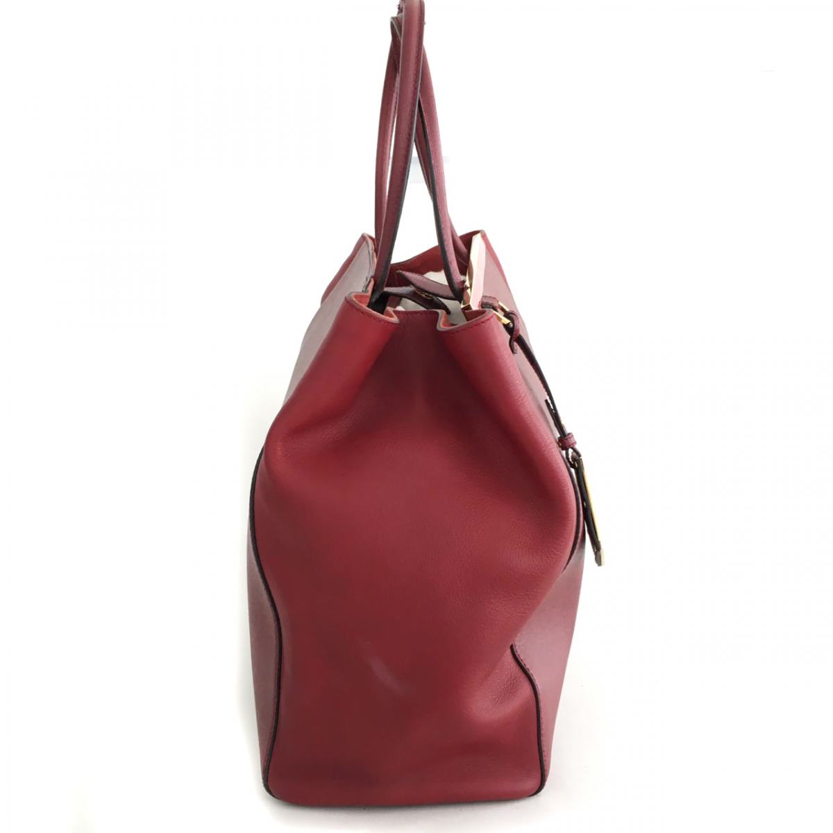 Bolsa Fendi 2 jour Bag Vermelha e Vinho