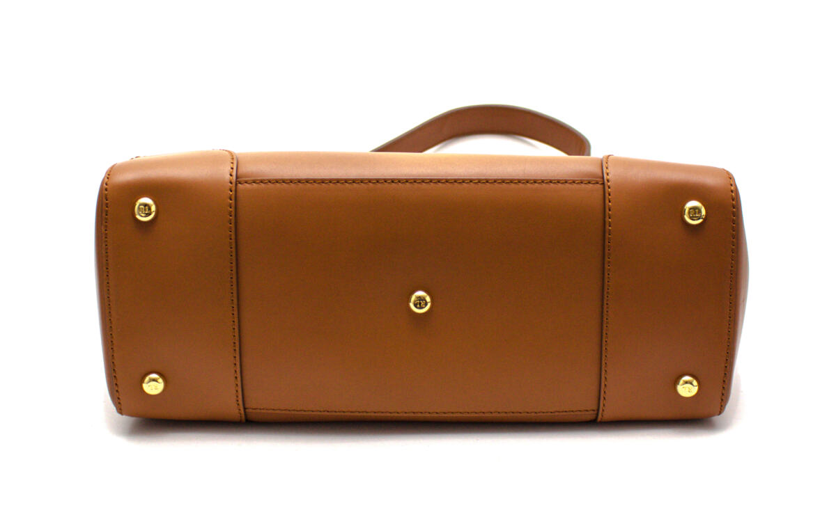 Bolsa Ralph Lauren Tiffin 33 Caramelo