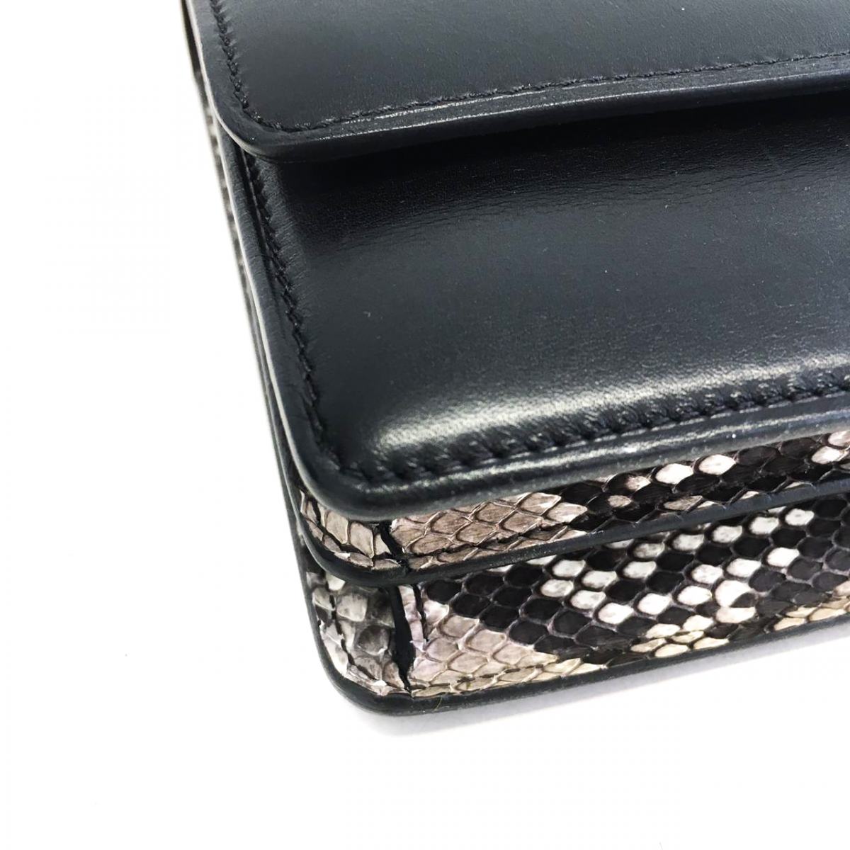 Bolsa Celine Box preta com pytthon