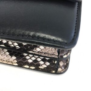 Bolsa Celine Box preta com pytthon