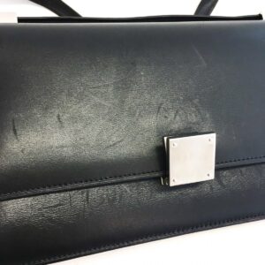 Bolsa Celine Box preta com pytthon