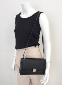 Bolsa Celine Box preta com pytthon