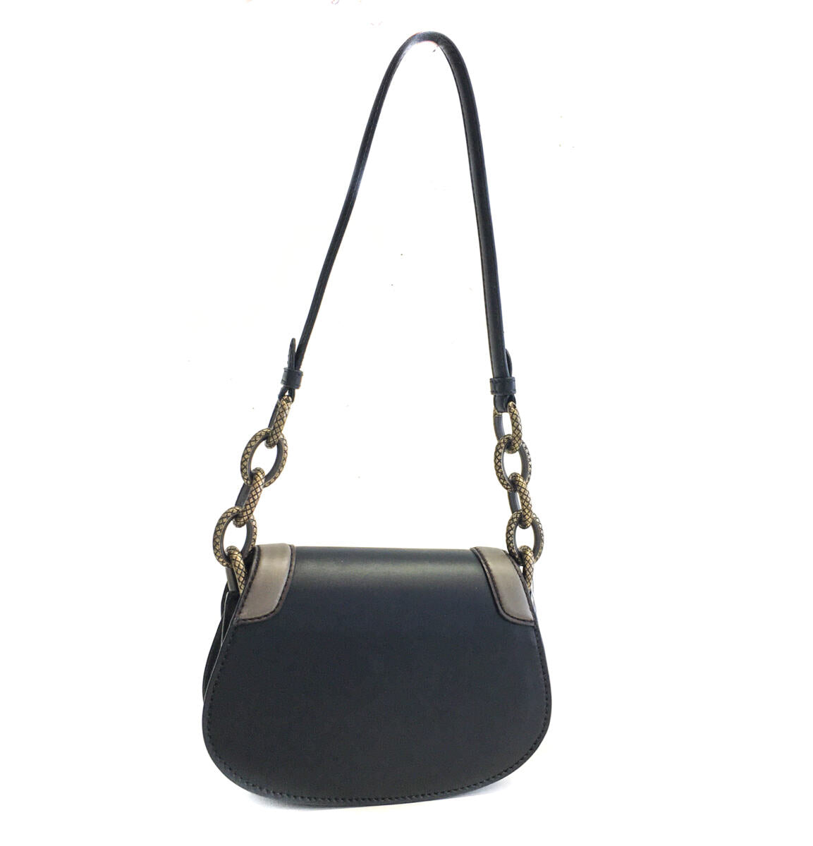 Bolsa Bottega Veneta The City Knot Preta Pequena