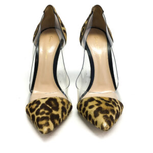 Sapato Gianvito Rossi Leopardo e Transparente Tam. 39
