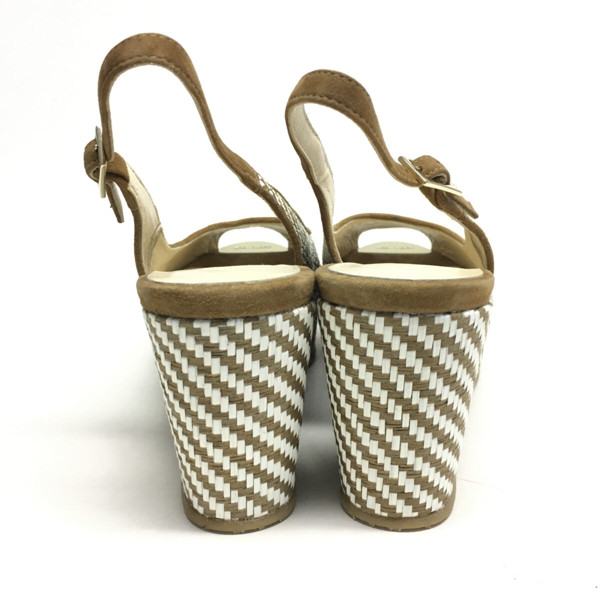 Sandália Jimmy Choo Branca e Caramelo Tam. 40