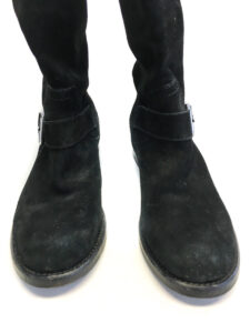 Bota Valentino Preto Suede Tam. 37,5
