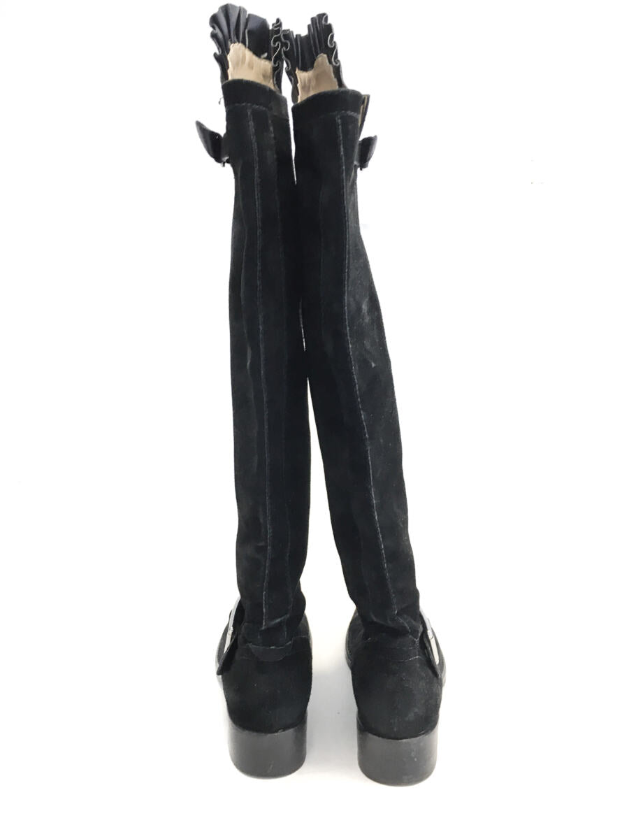 Bota Valentino Preto Suede Tam. 37,5