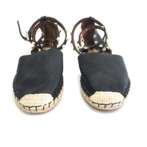 Espadrille Valentino Rockstud Preto Tam. 34,5 Br