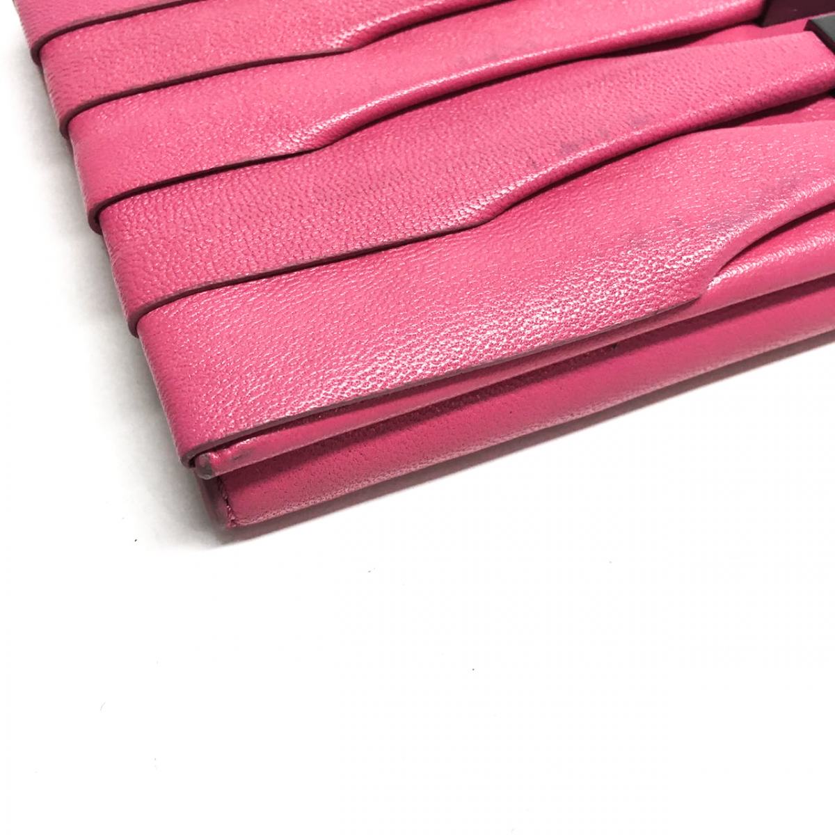 Clutch Herve Leger Rosa e cinza