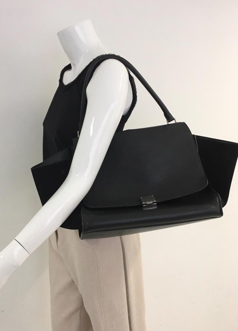 Bolsa Celine Trapeze Preta