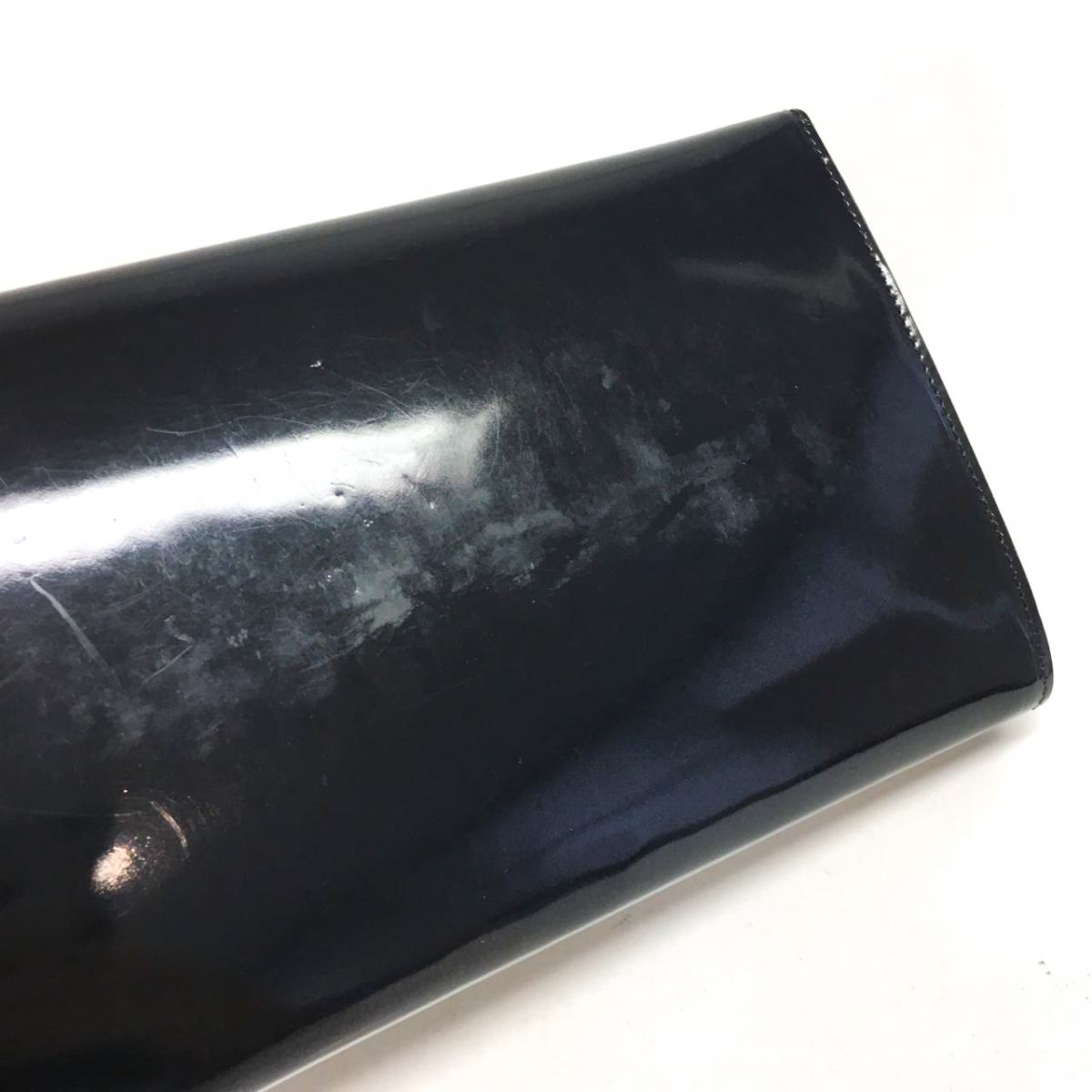 Clutch Gucci verniz preta grande