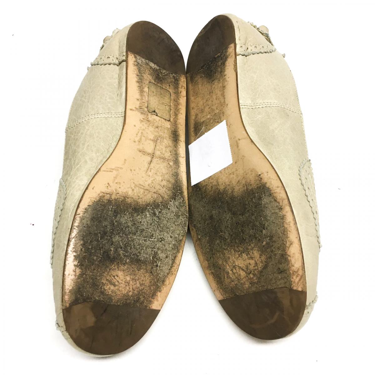 Sapatilha Balenciaga couro bege Tam. 37