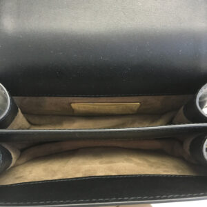 Bolsa Bottega Veneta The City Knot Preta Pequena