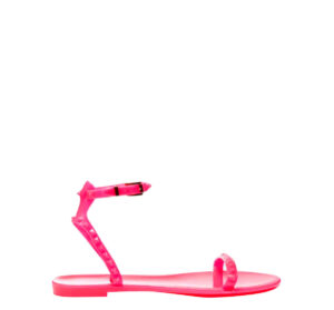 Rasteirinha Valentino Pink Neon Tam. 39