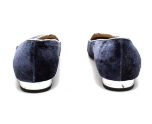 Sapatilha Charlotte Olympia Azul do Elvis Camurça Tam. 37