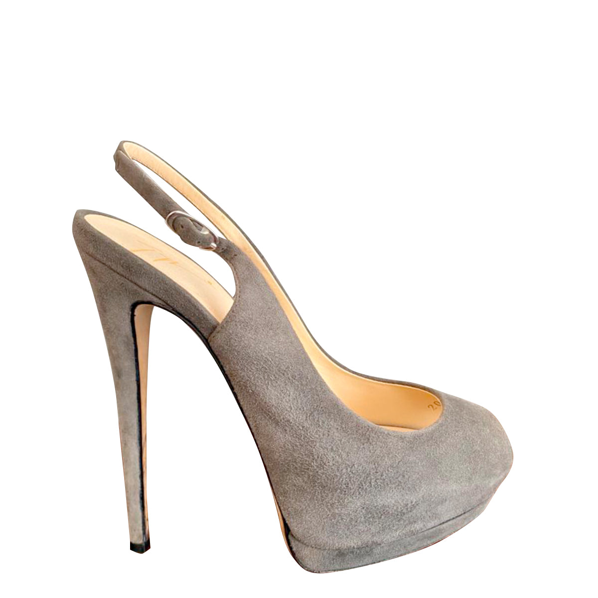 Sapato Giuseppe Zanotti Camurça Cinza Tam. 37