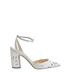 Sapato Jimmy Choo Branco Renda Tam. 39