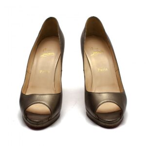 Peep Toe Louboutin Bronze Tam. 39,5
