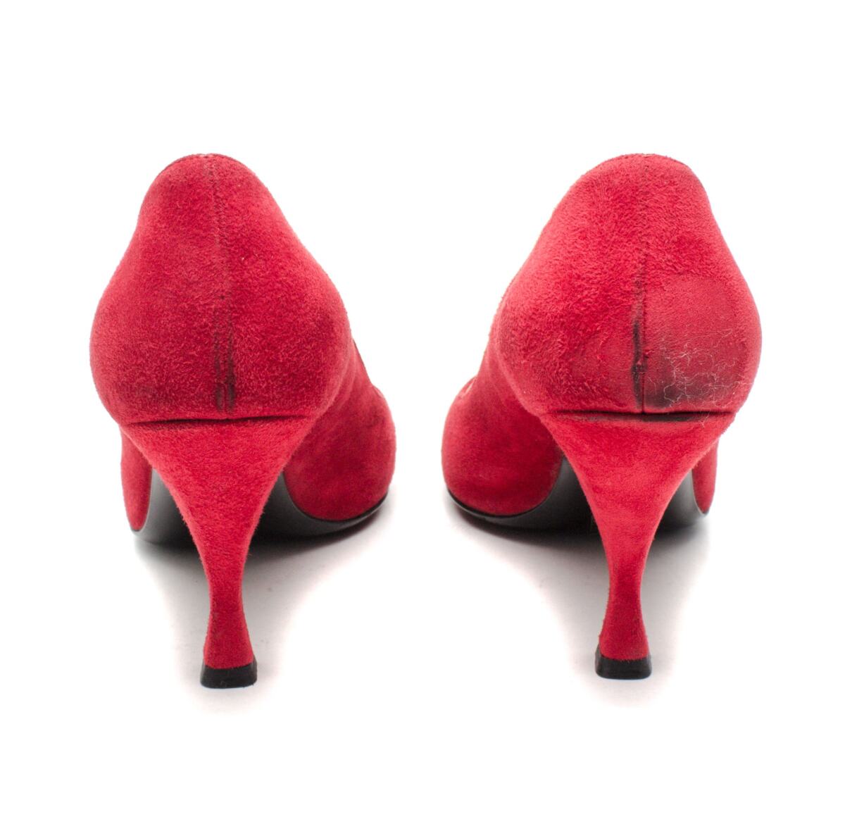 Sapato Prada Vermelho Camurça Tam. 39