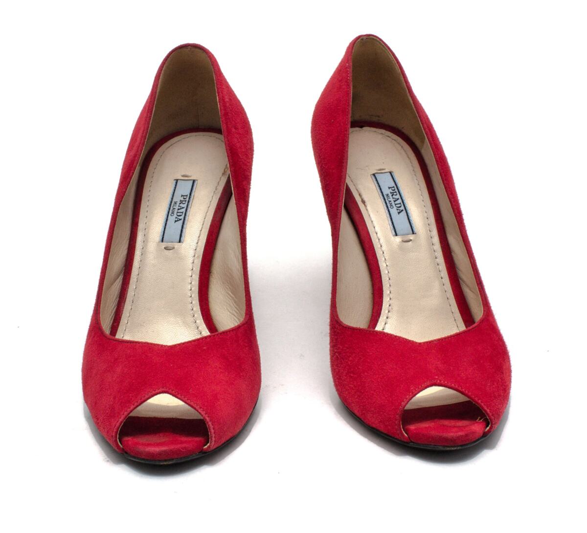 Sapato Prada Vermelho Camurça Tam. 39