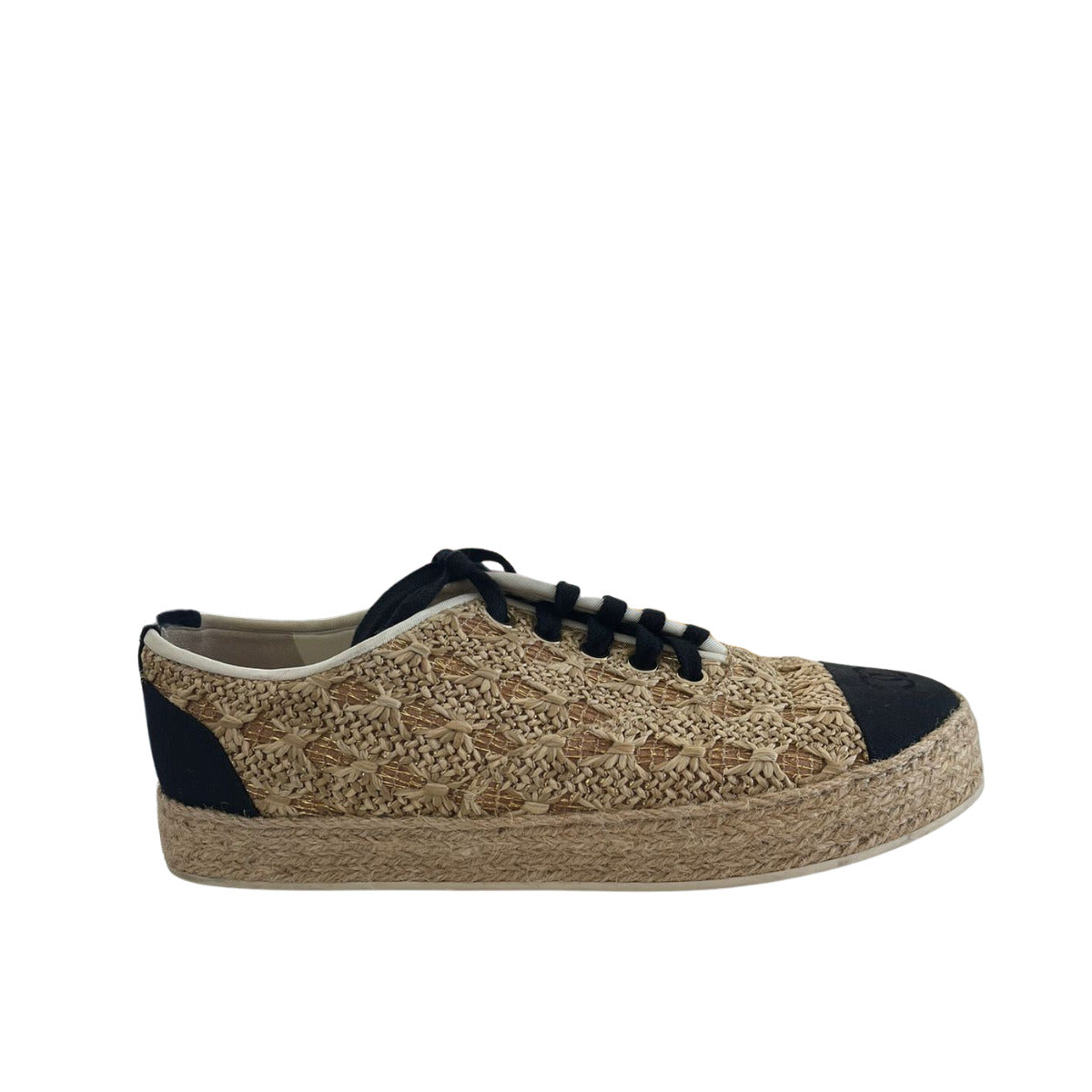 Tênis Chanel Rafia Tam. 36,5 Br