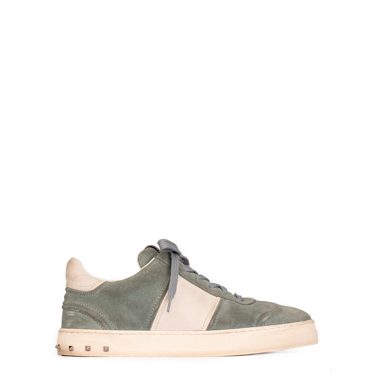 Tênis Valentino Camurça Azul e Branco Tam. 39
