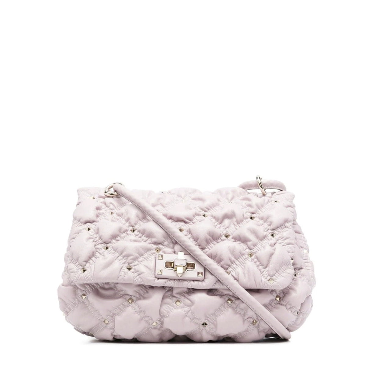Bolsa Valentino Rockstud Rosa Claro Média