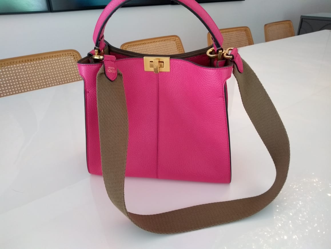Bolsa Fendi Rosa Chock