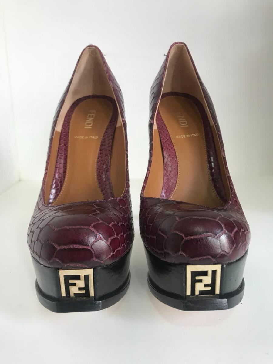 Sandália Fendi vinho, sola 37,5