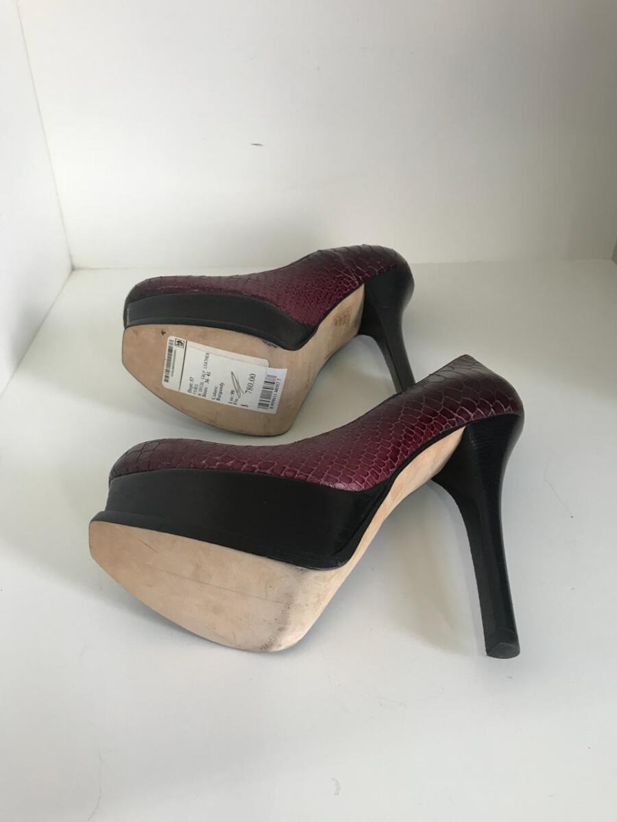 Sandália Fendi vinho, sola 37,5