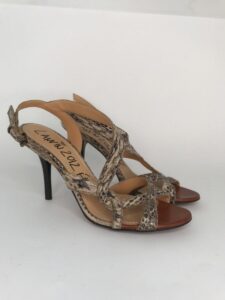 Sandalia Lanvin python novinha!! sola 39