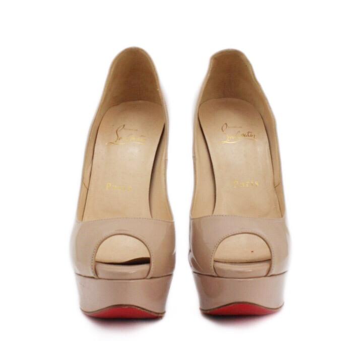 Peep toe Christian Louboutin Lady Peep Nude